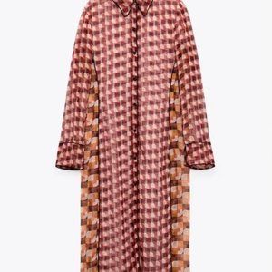 Zara Sheer Tunic Shift Dress